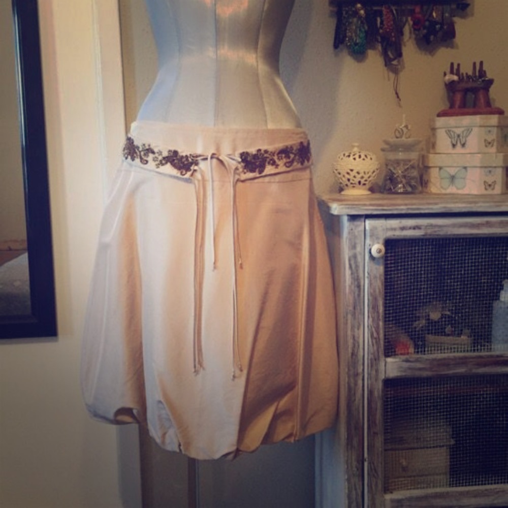 Silk skirt from Laundry by Shelli Segal